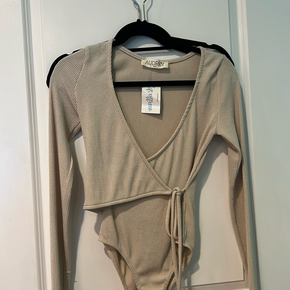 NWT wrap bodysuit
